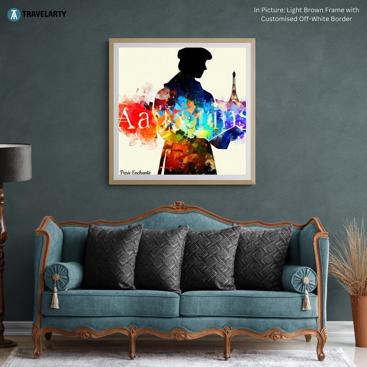 Colors and Letters Wall Art Painting