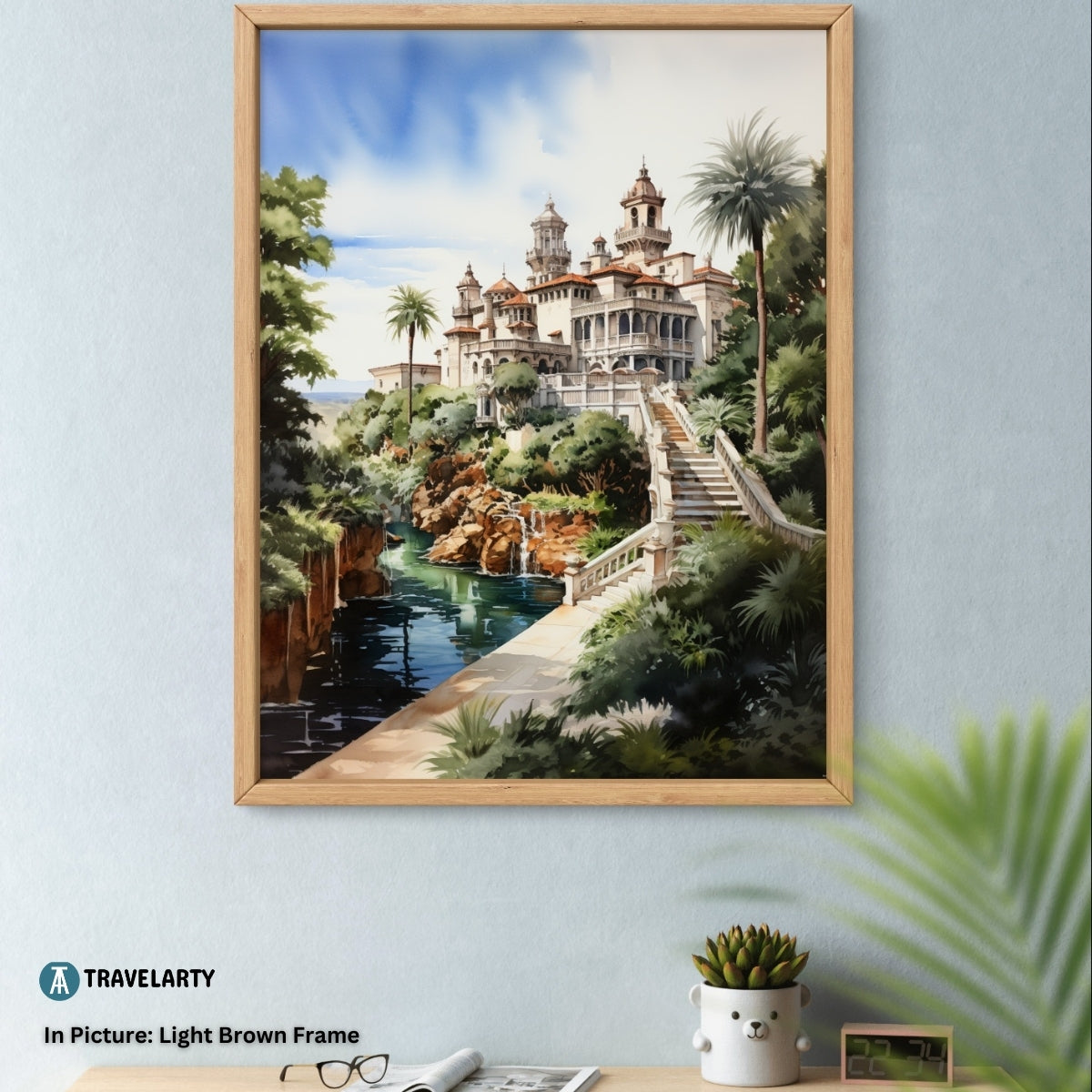 Hearst Castle Elegance Canvas Painting