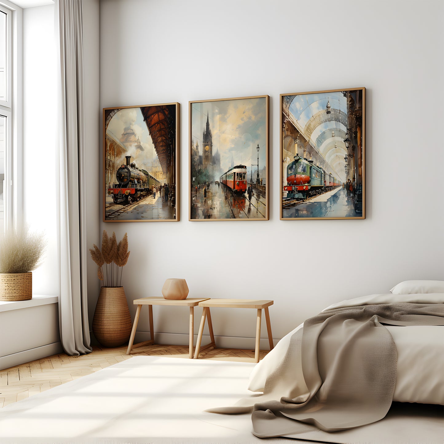 Timeless London Trio - Gallery Wall Set of 3 Framed Art