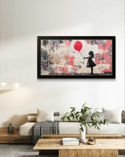 Not a Banksy by Pompidou Moderne | Painting for Living Room