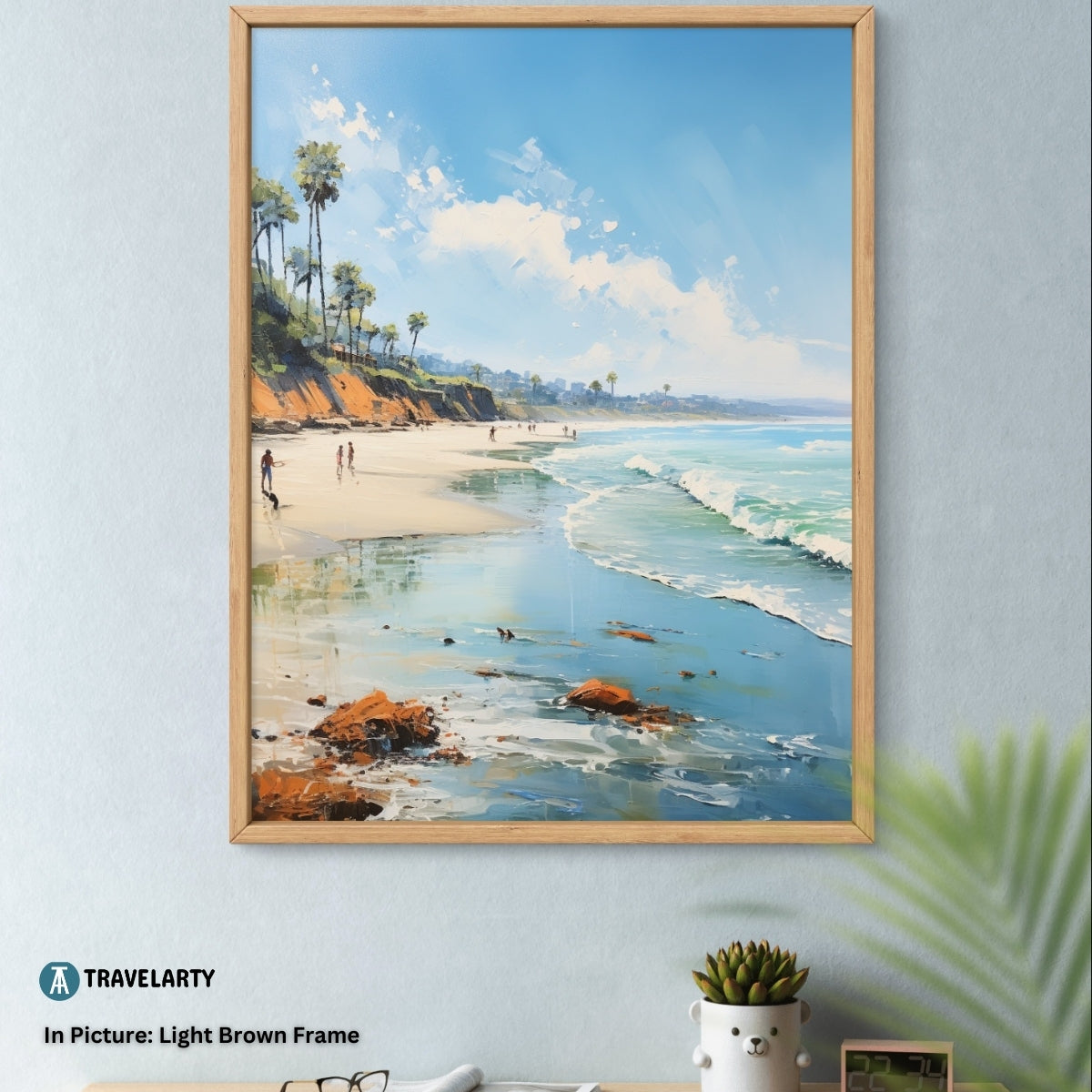 Malibu Beach Canvas Painting
