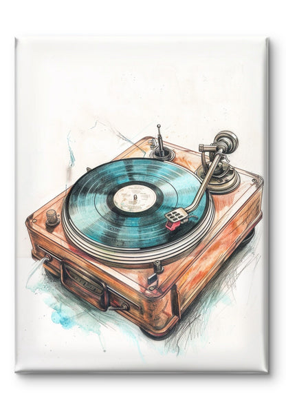 Vintage Record Player by Coffee Couture