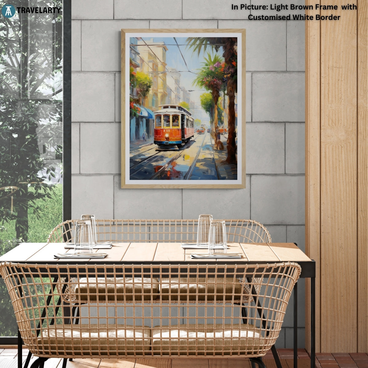 Buy Wall Art Vintage Cable Car Charm by Californian Kaleidoscope