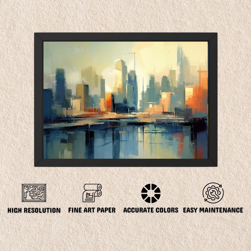 Buy Wall Art New York Skyline by NYC Abstract