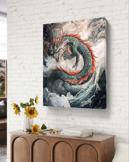 Buy Wall Art Dragon Awakens - Feng Shui Paintings