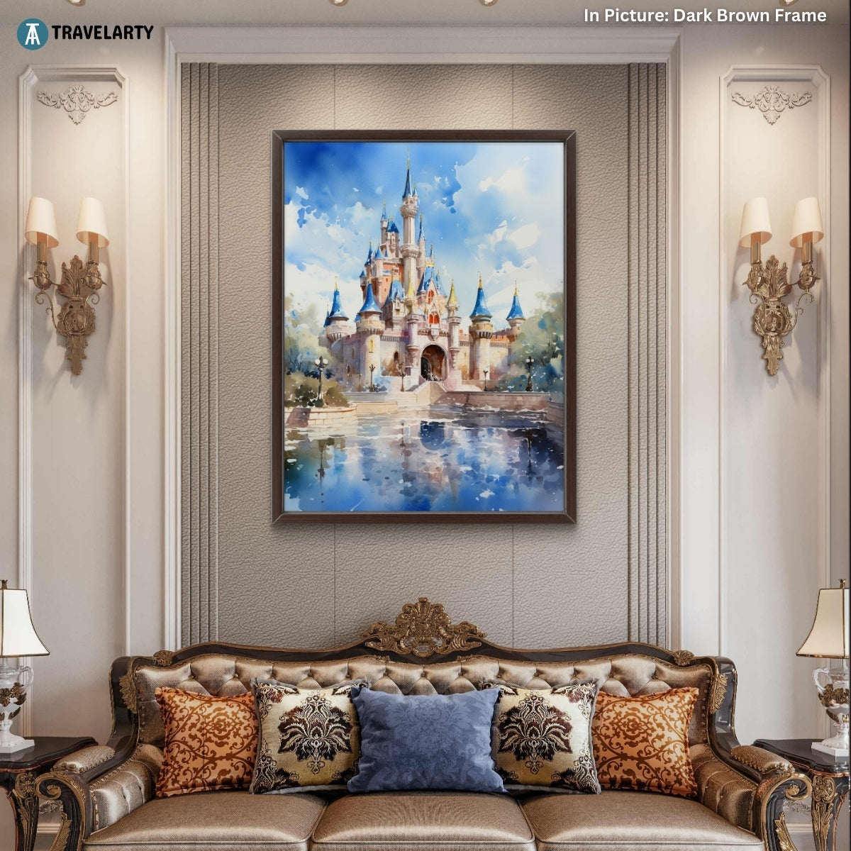 Buy Wall Art Disney Castle Dreams by Californian Kaleidoscope