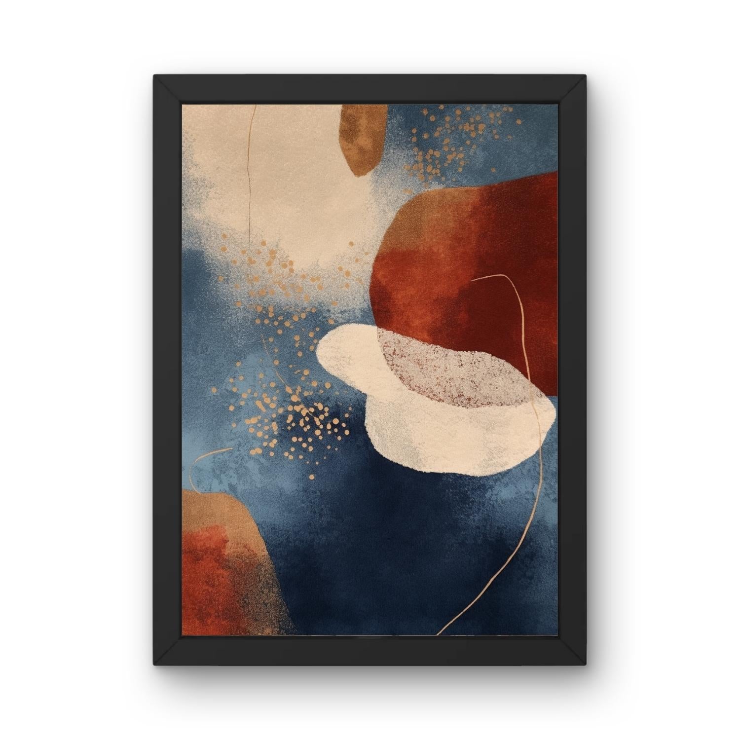 Prosperity Abstract Painting (Gallery Wall Set of 3)