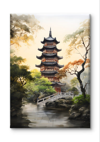 Buy Wall Art Pagoda Paradise by Vietnamese Pho