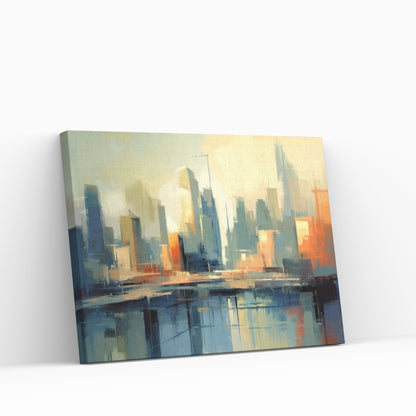 New York Skyline Abstract Painting