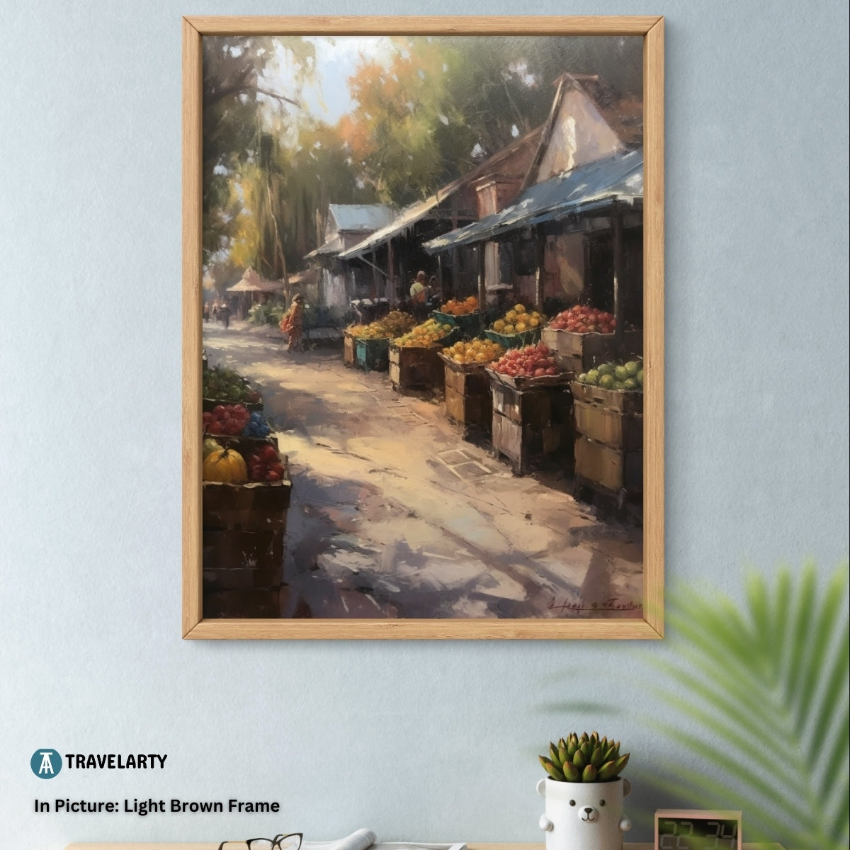 San Diego Farmers Market Canvas Painting