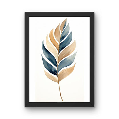 Bohemian Leaves Boho Art Bohemian (Framed Art Set of 3)