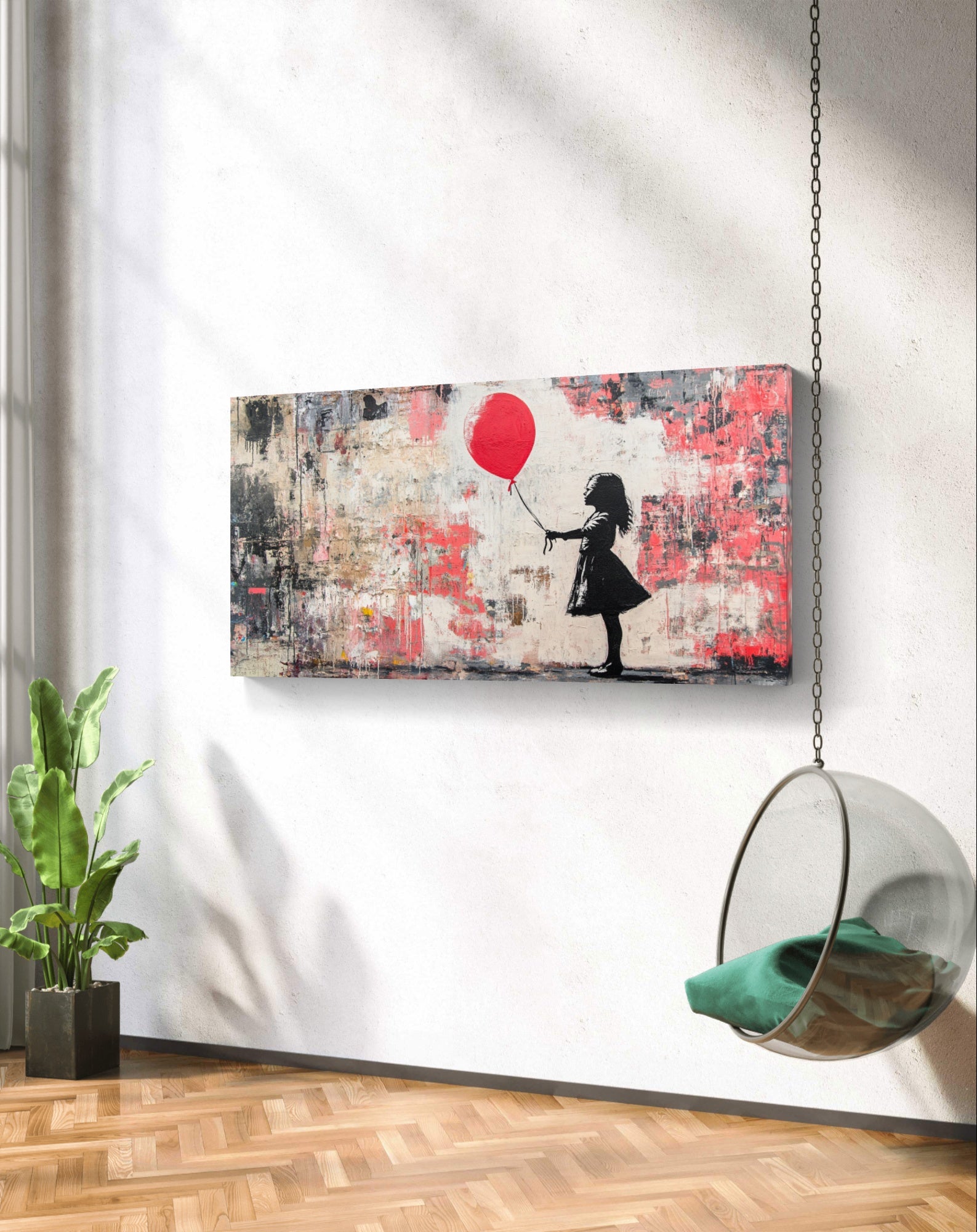 Not a Banksy by Pompidou Moderne | Painting for Living Room