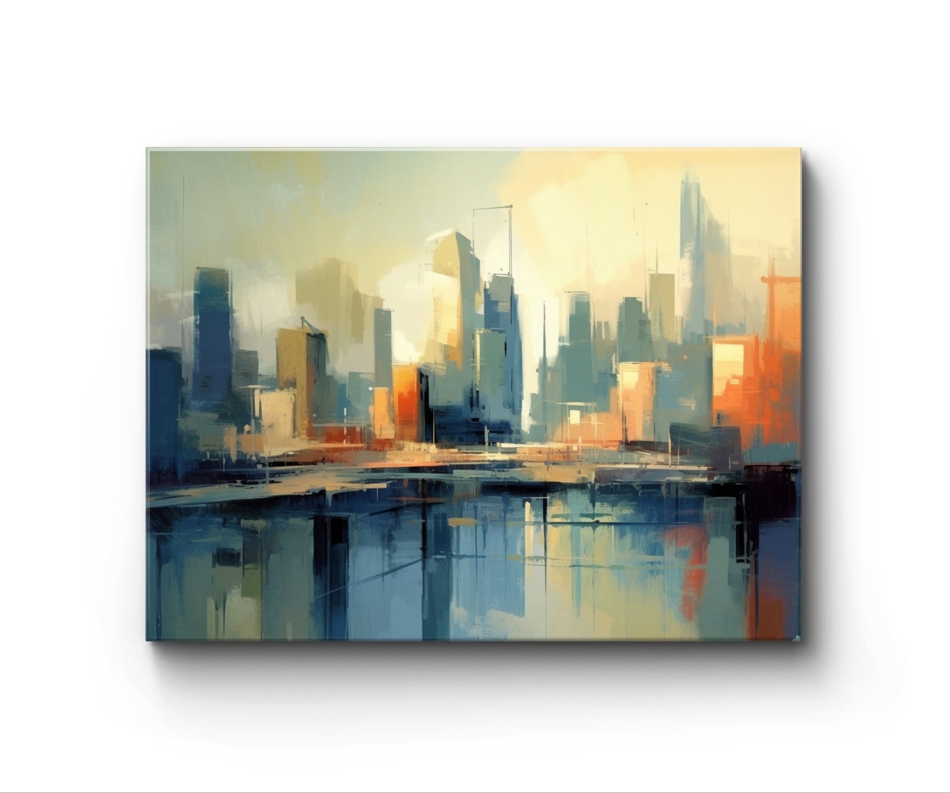 New York Skyline Abstract Painting