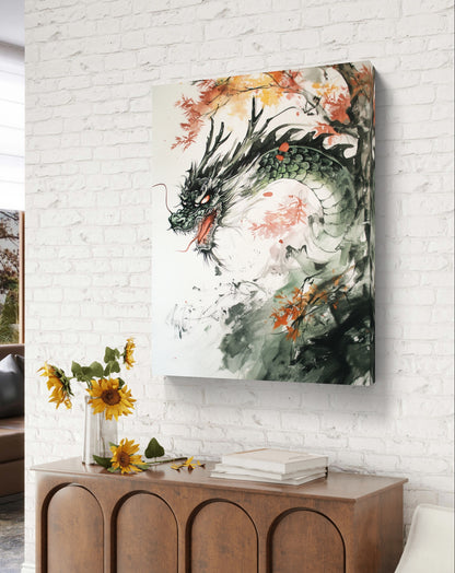 Dragon In Ink - Feng Shui Paintings