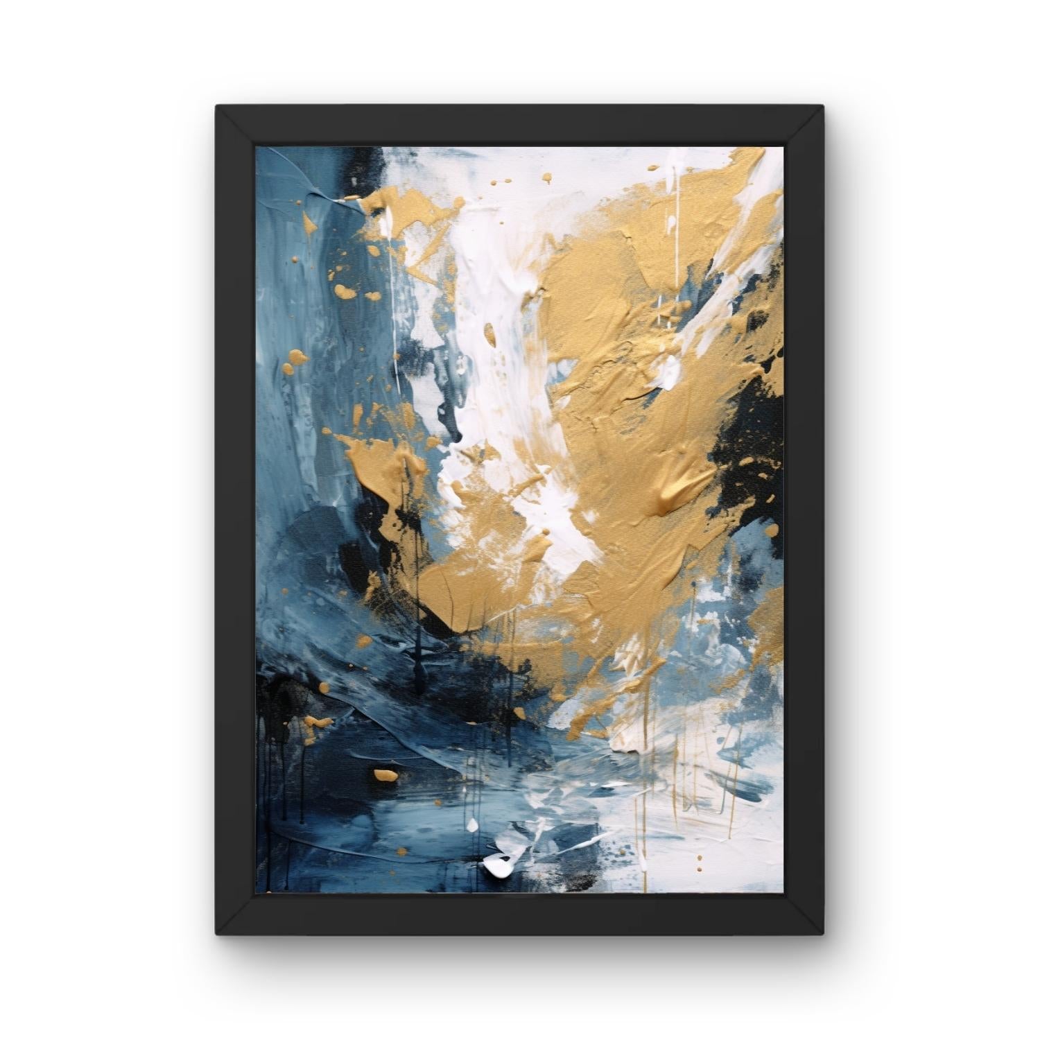 Sunny Ocean Abstract Painting (Gallery Wall Set of 3)