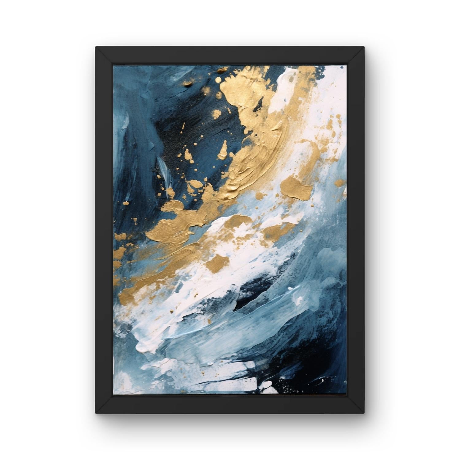 Sunny Ocean Abstract Painting (Gallery Wall Set of 3)
