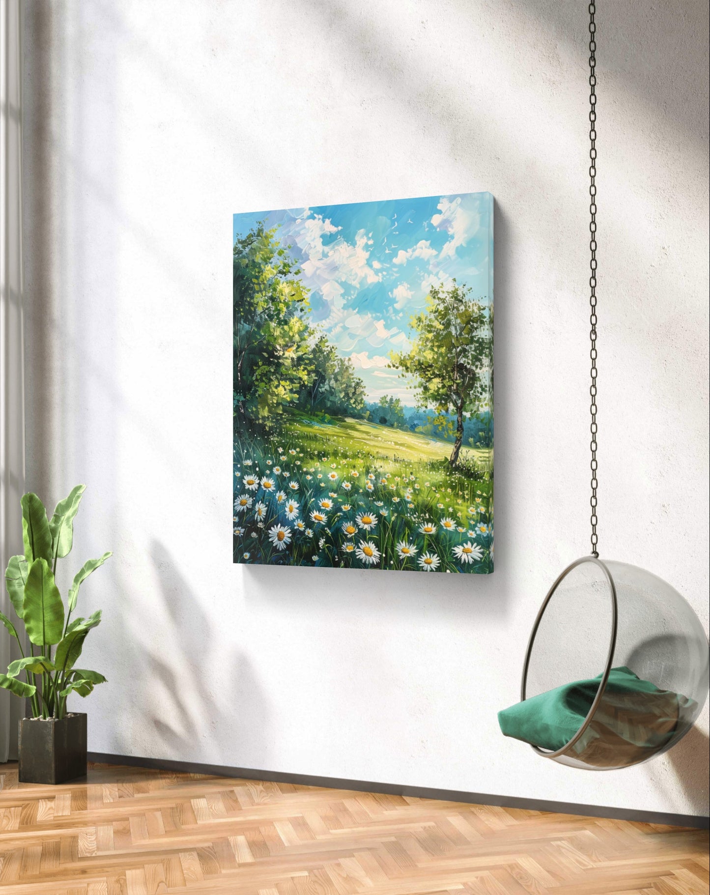 Buy Wall Art Flower Meadows - Vaastu Paintings