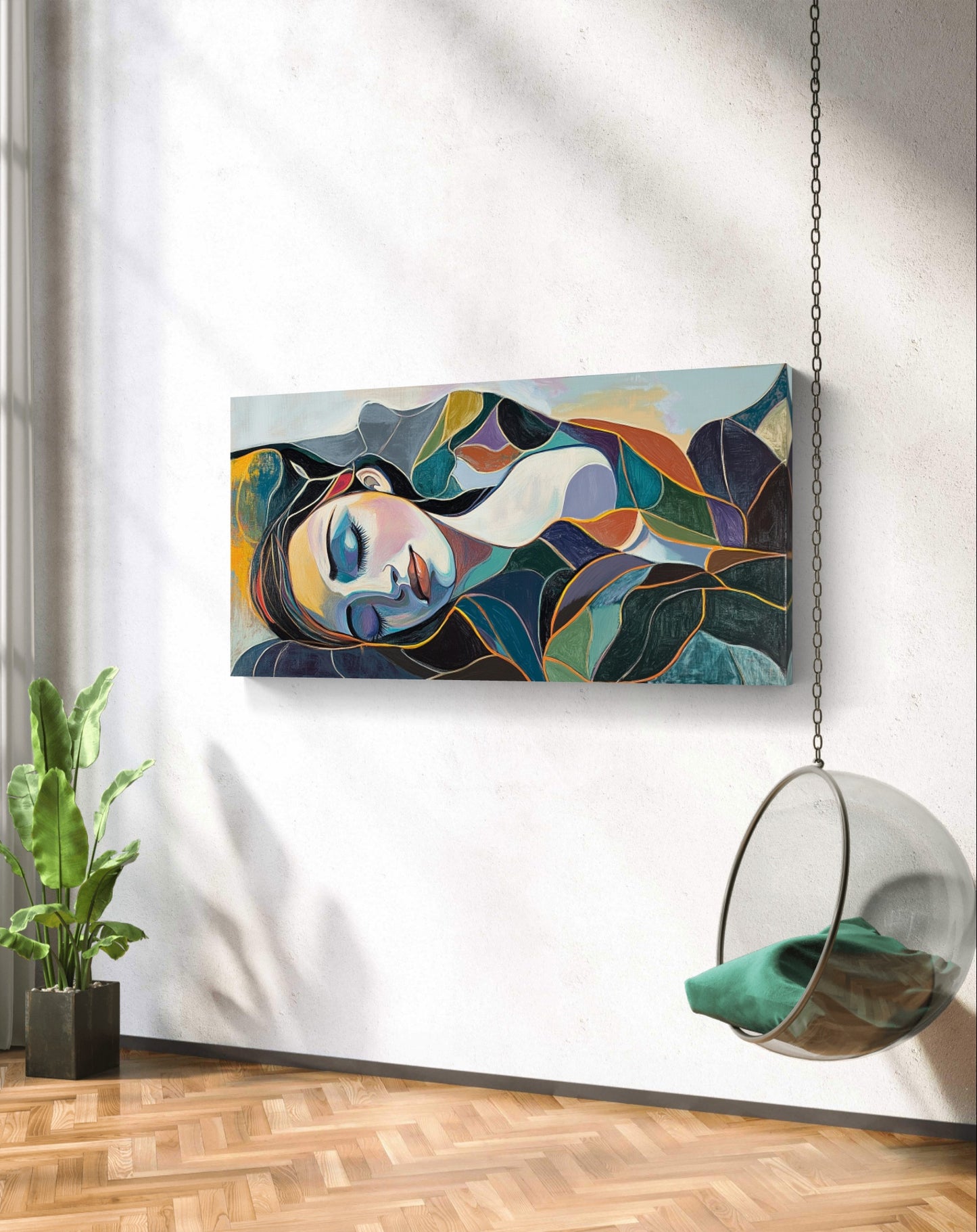 The Sleeping Beauty by Pompidou Moderne | Painting for Living Room