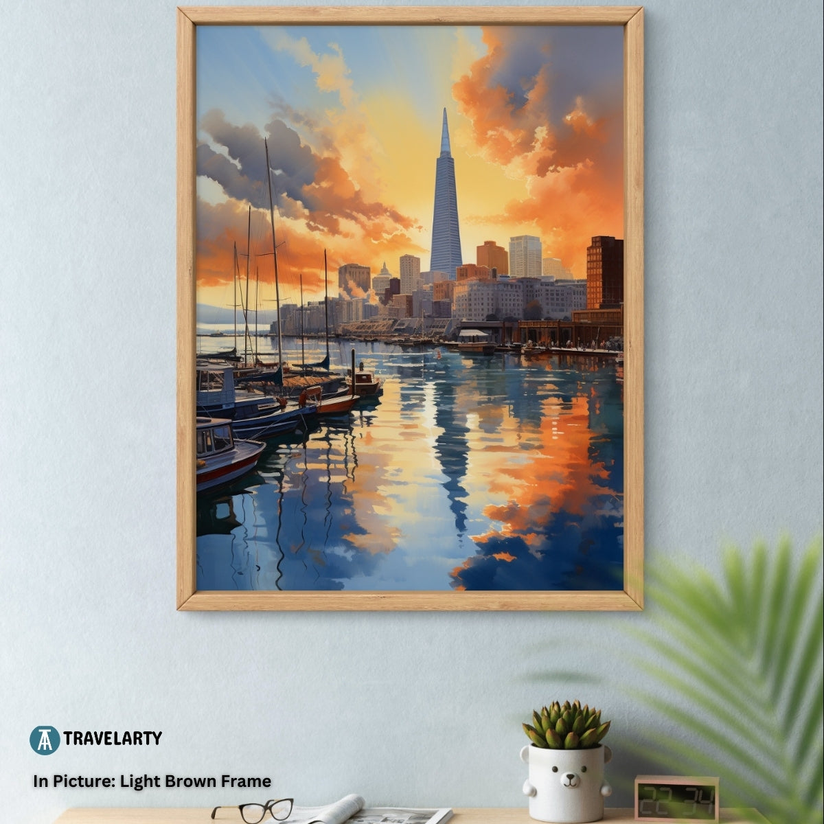 San Francisco Skyline Canvas Painting