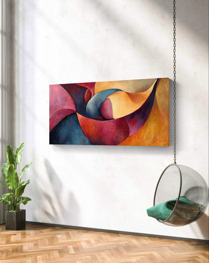 Curvy by Pompidou Moderne | Painting for Living Room