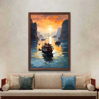 Buy Wall Art Ha Long Mornings by Vietnamese Pho