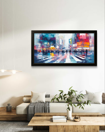 Shibuya Shibuya by Pompidou Moderne | Painting for Living Room