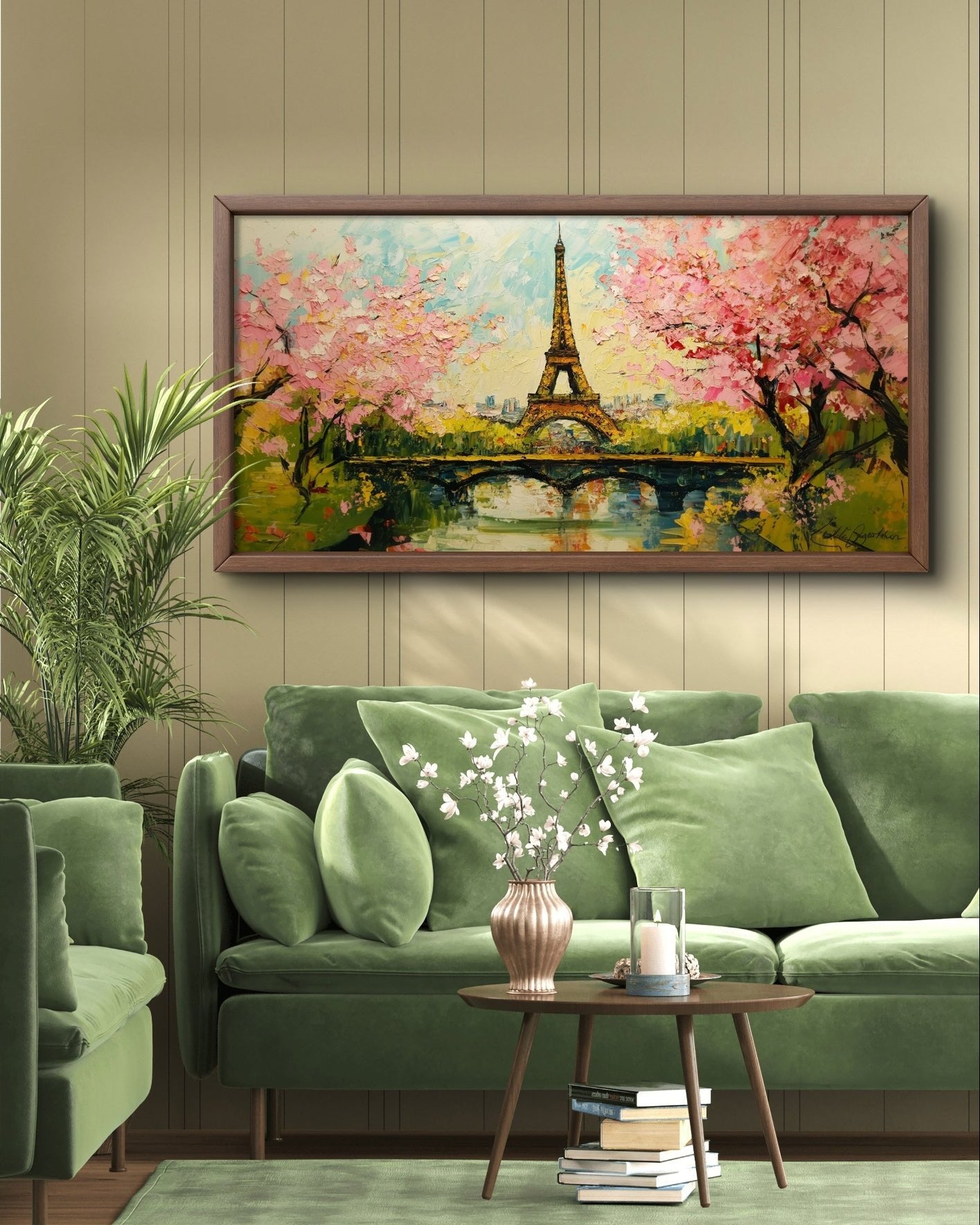 Cherry Blossom Eiffel by Pompidou Moderne