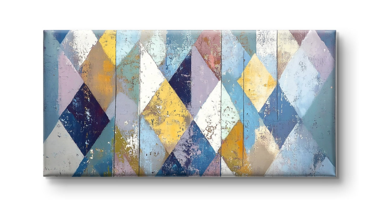 The Share of Diamonds by Pompidou Moderne | Painting for Living Room