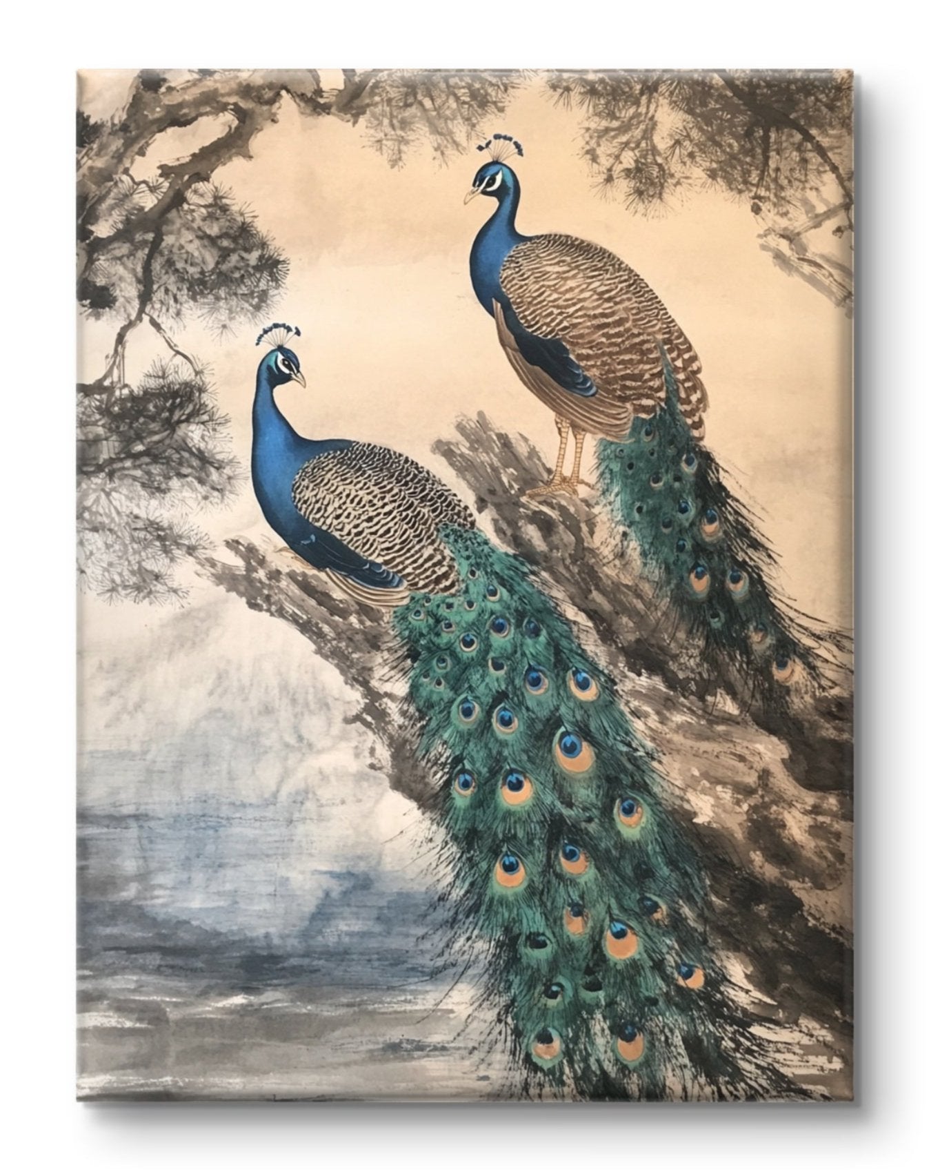 Buy Wall Art Japanese Peacocks - Vaastu Paintings