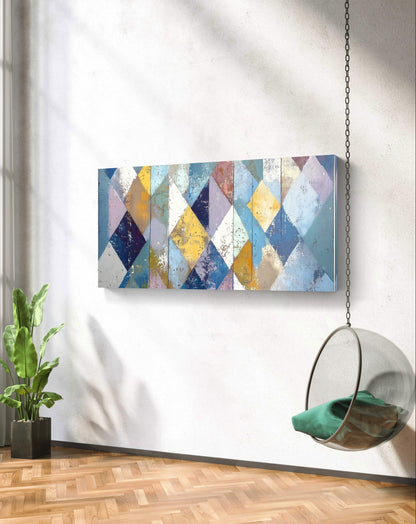 The Share of Diamonds by Pompidou Moderne | Painting for Living Room