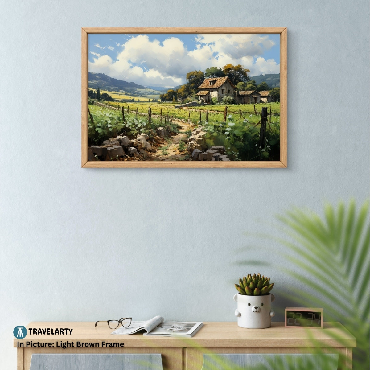 Napa Valley Vineyard Views Canvas Painting