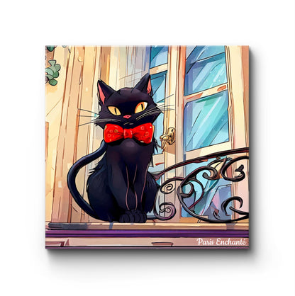 Chat Noir Wall Art Painting