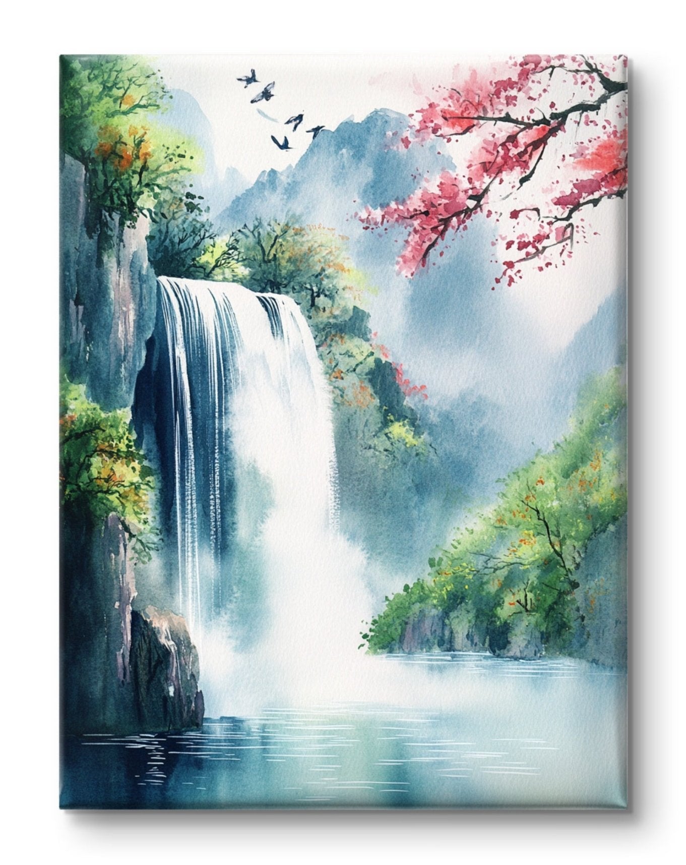 Buy Wall Art The Waterfall near Shanghai - Vaastu Paintings