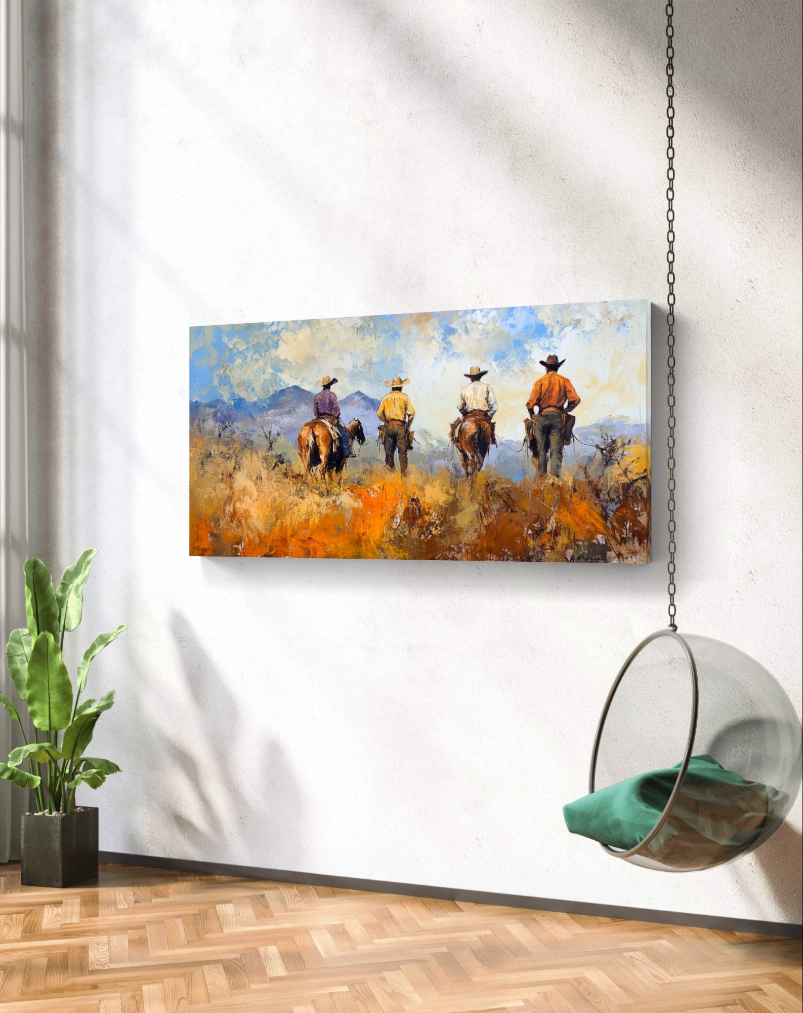 The Ranch by Pompidou Moderne | Painting for Living Room