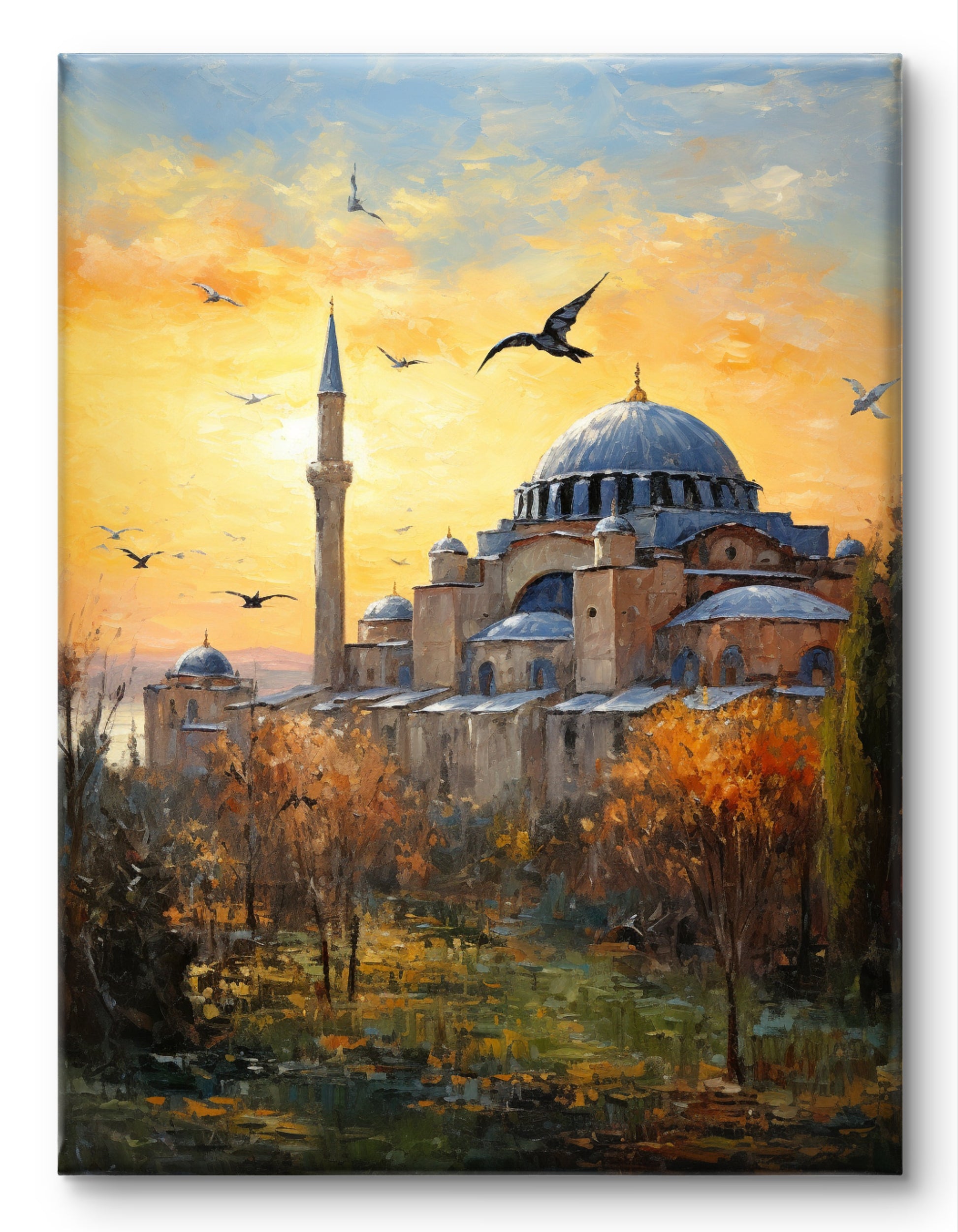 Hagia Sophia Painting Istanbul Turkey