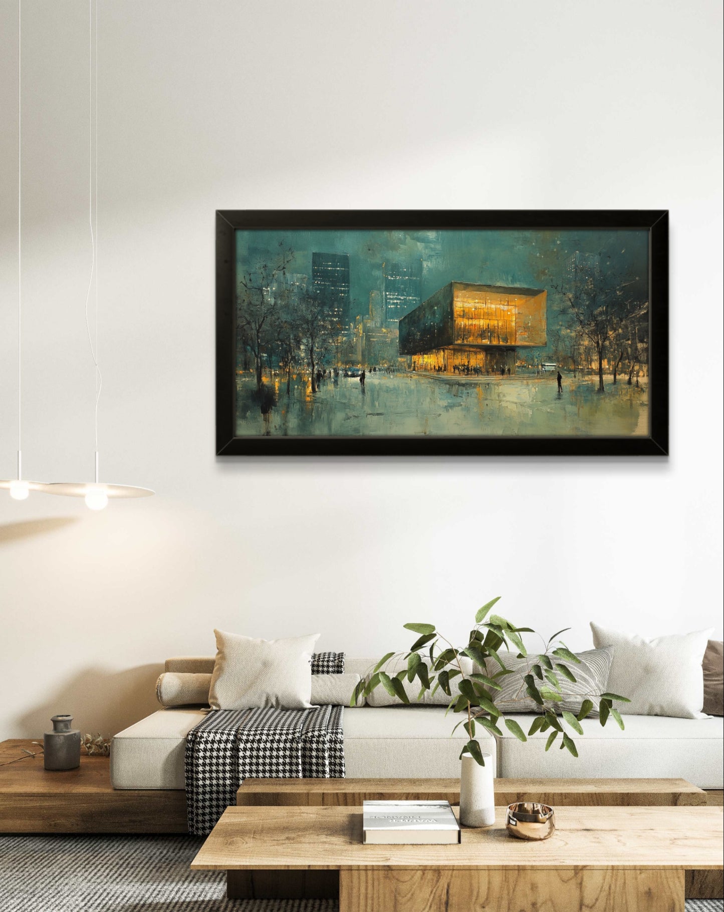 The Place in Seoul by Pompidou Moderne | Painting for Living Room