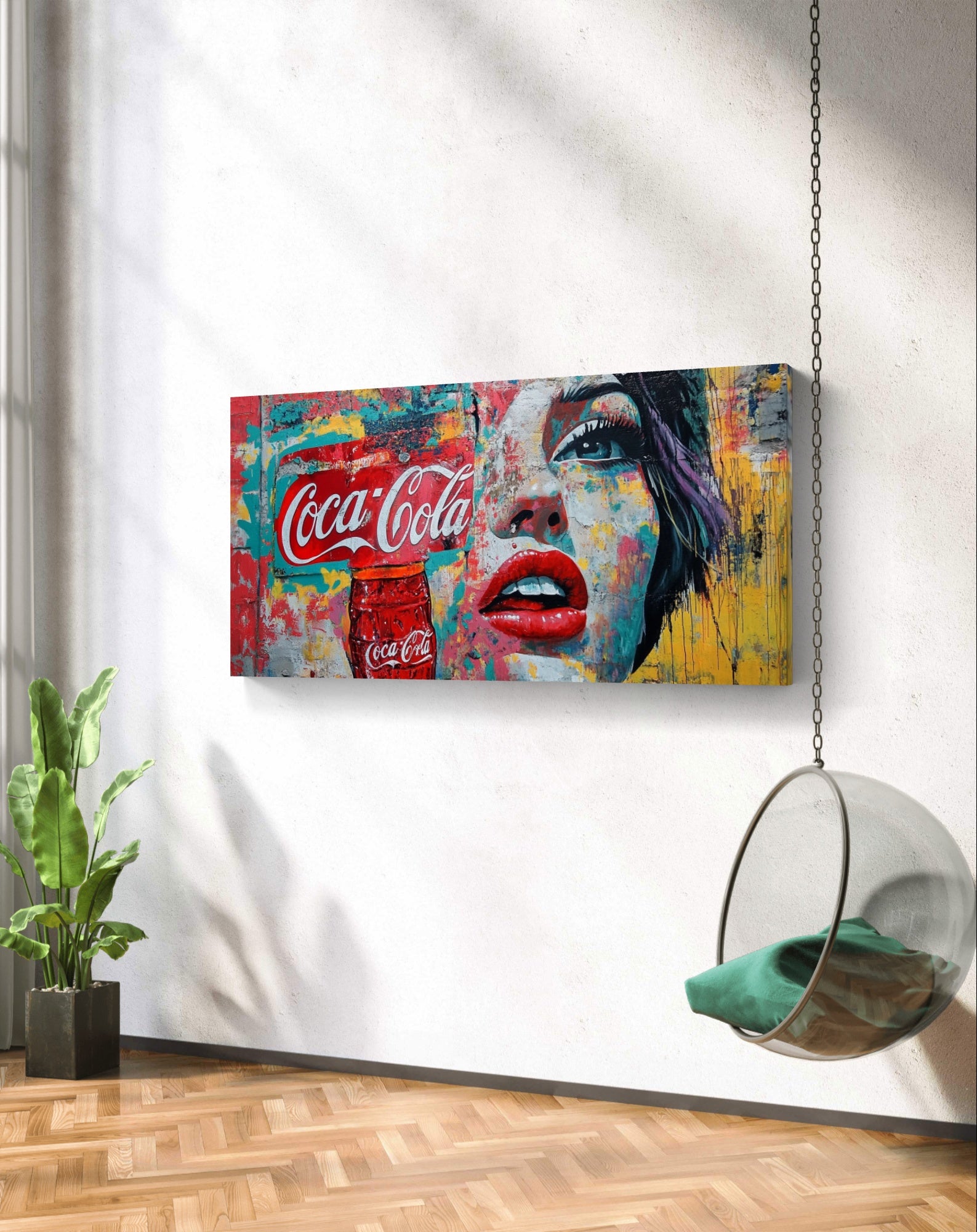 The Holy Cola by Pompidou Moderne | Painting for Living Room