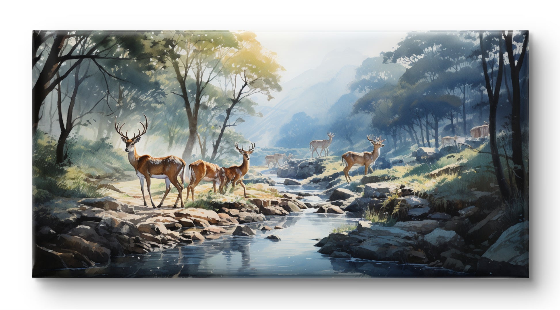 Bandipur National Park  Indian Art Landscape Painting