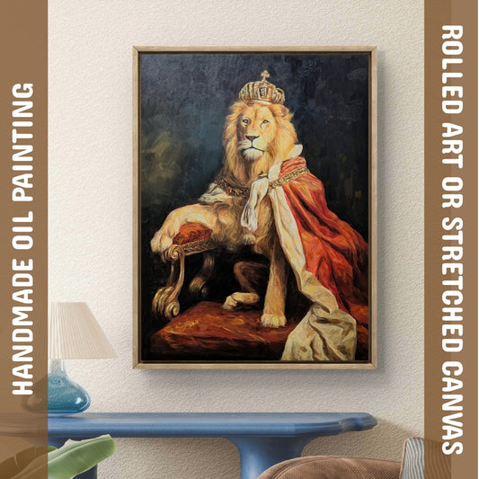 Emperor on the Throne (Canvas Oil Painting - 60X80 cm)