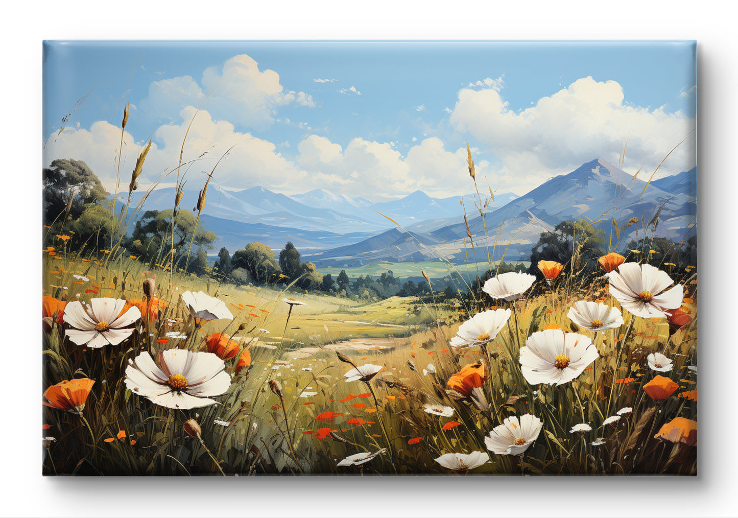 Sierra Nevada Mountain Majesty Canvas Painting