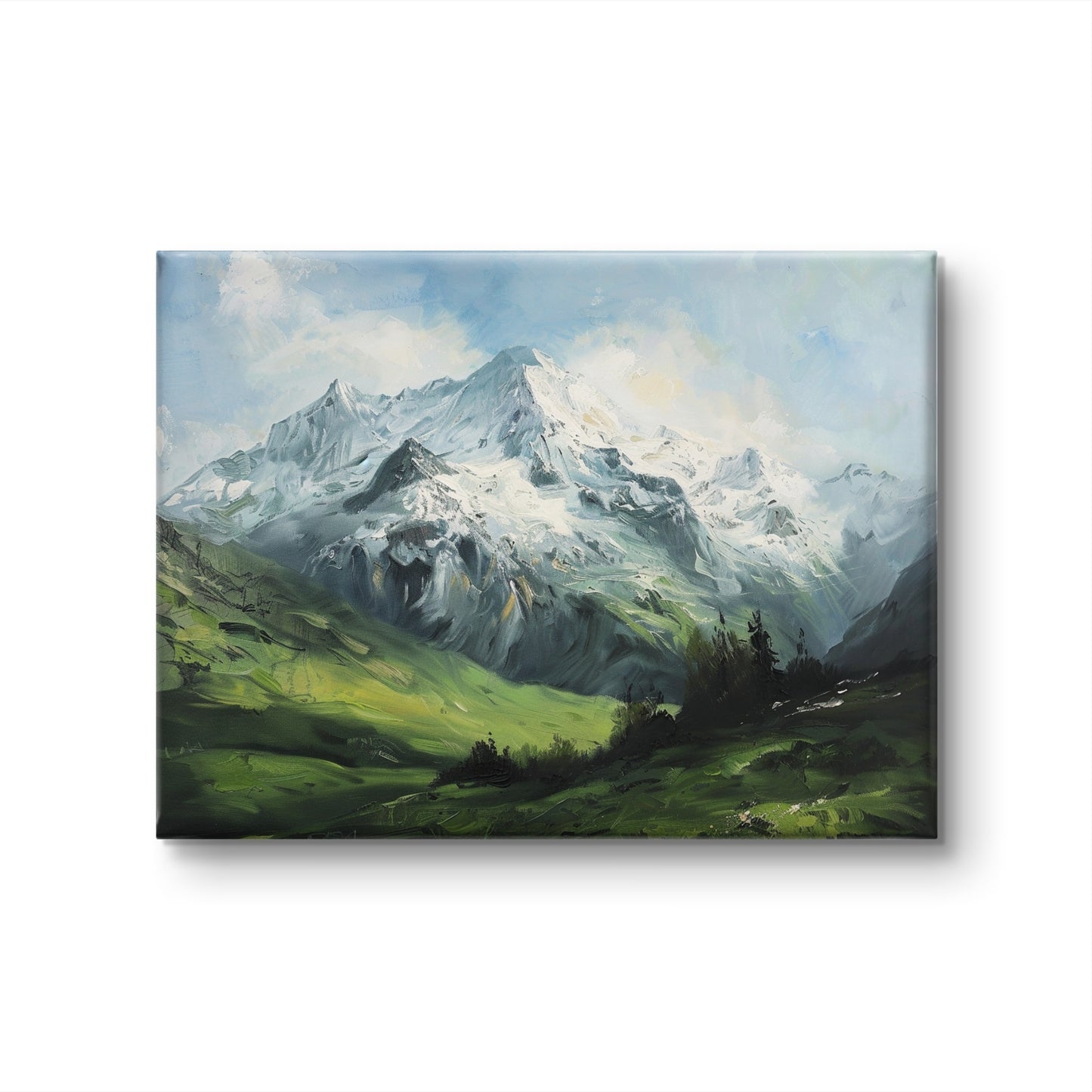 Swiss Mountains - Vaastu Paintings