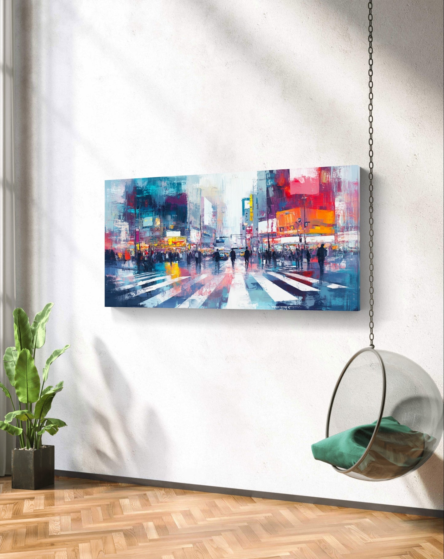 Shibuya Shibuya by Pompidou Moderne | Painting for Living Room