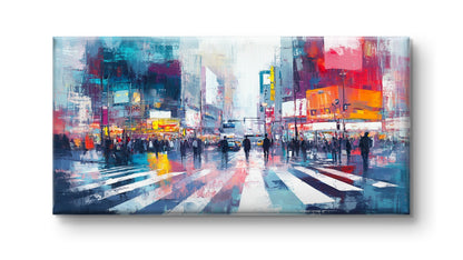 Shibuya Shibuya by Pompidou Moderne | Painting for Living Room