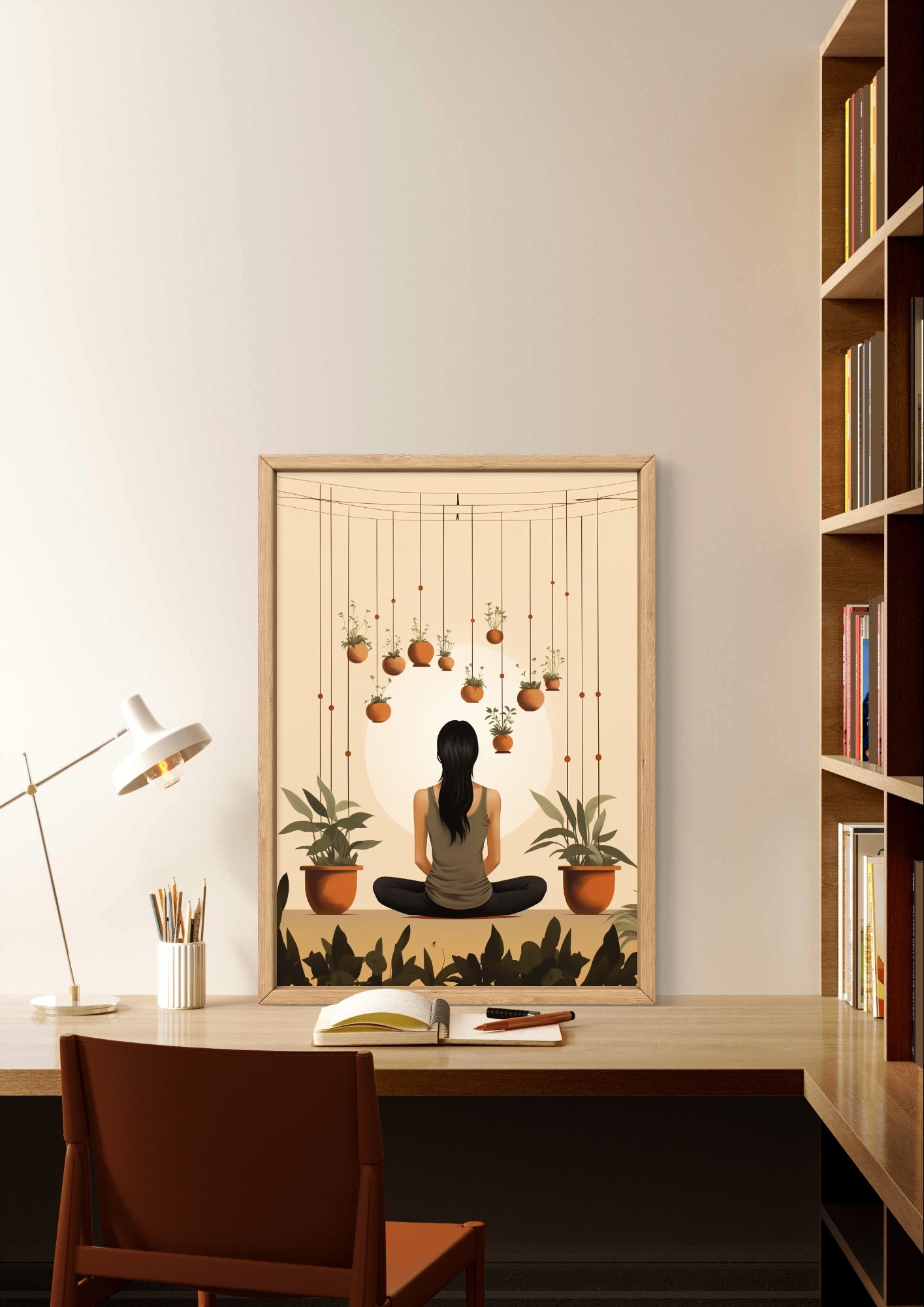 Buy Wall Art Meditation by Bali Boho