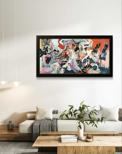 Not So Much Chaos by Pompidou Moderne | Painting for Living Room