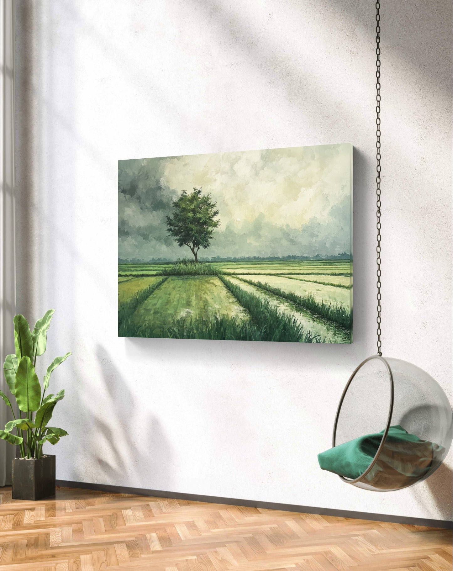 Buy Wall Art Paddy Fields & Nature - Vaastu Paintings