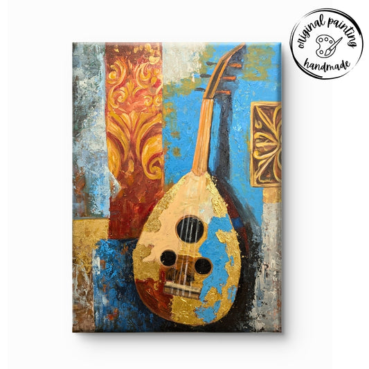 Strings of Heritage (Canvas Oil Painting - 60X80 cm)
