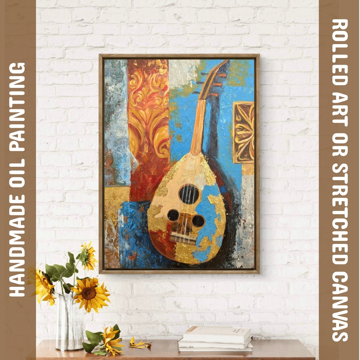 Strings of Heritage (Canvas Oil Painting - 60X80 cm)