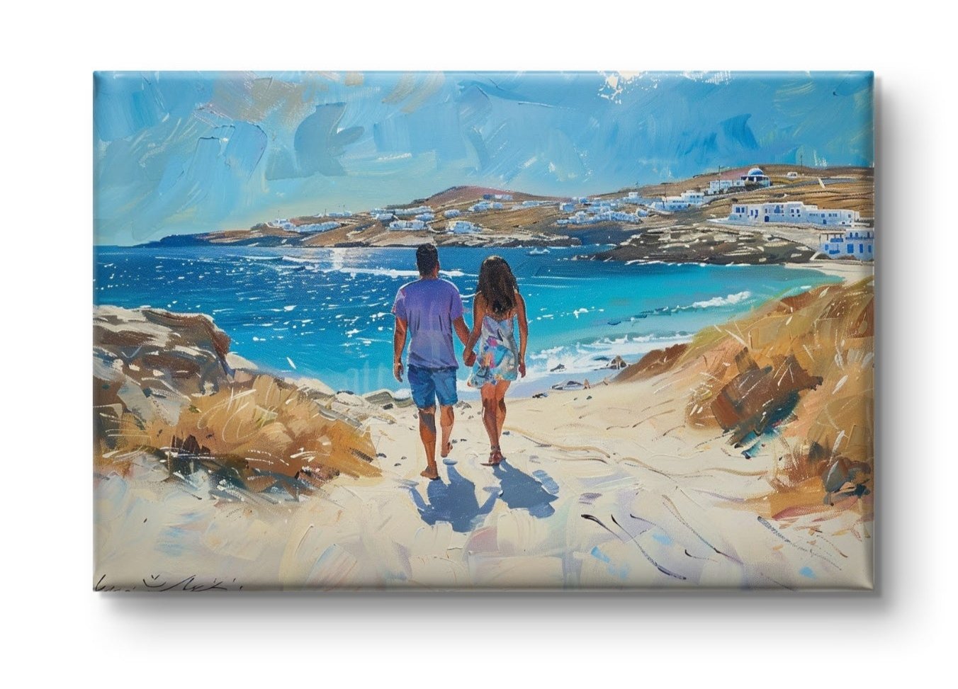 On the Beach in Mykonos - Limited Edition