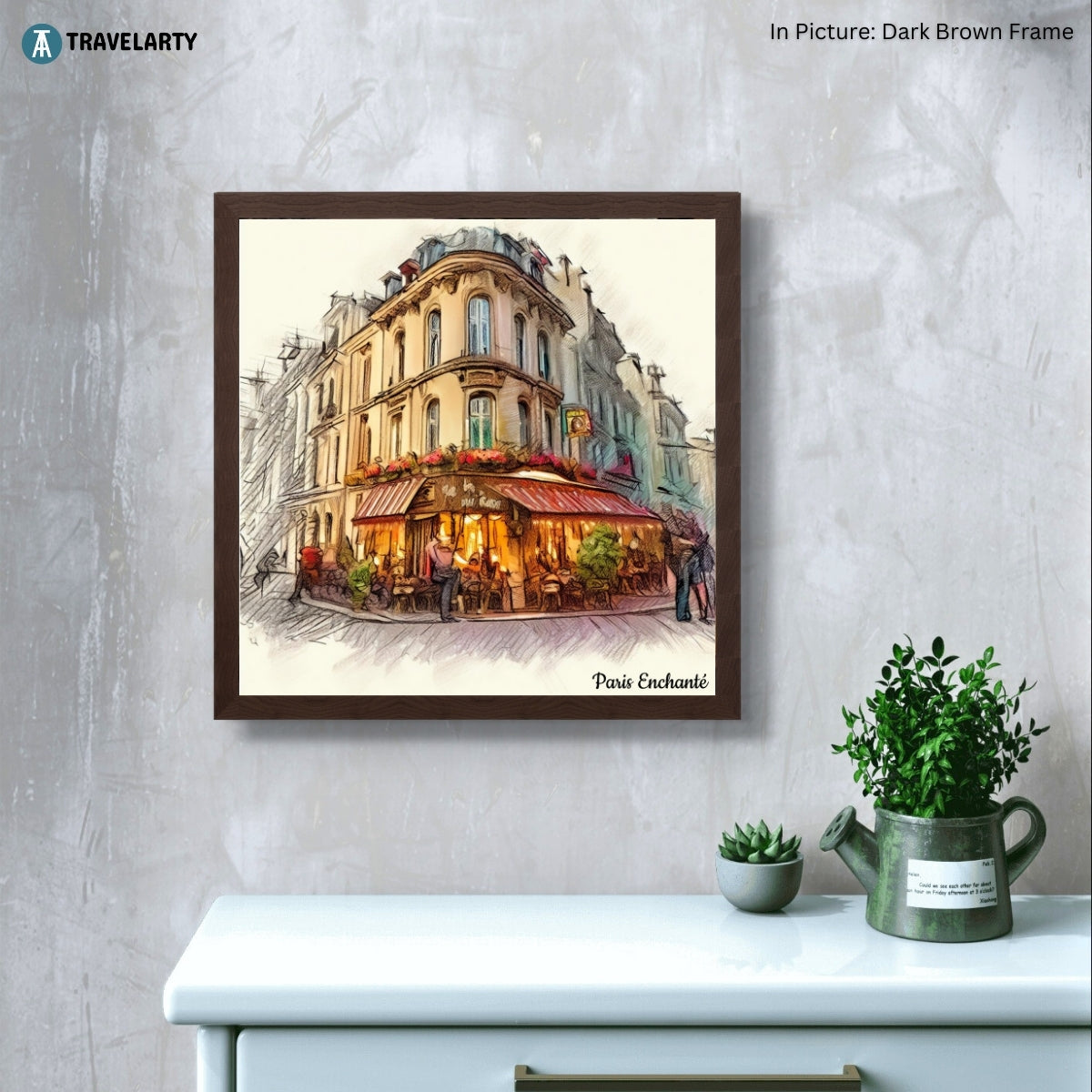 Cafe on the Corner Wall Art Painting